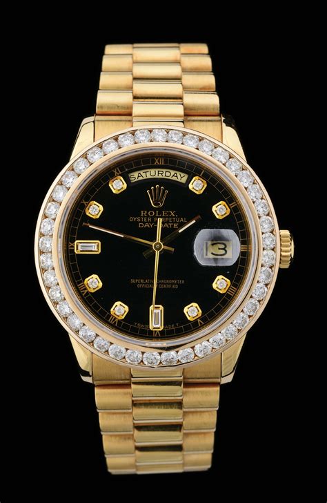 mens used rolex diamond|rolex diamond bezel for sale.